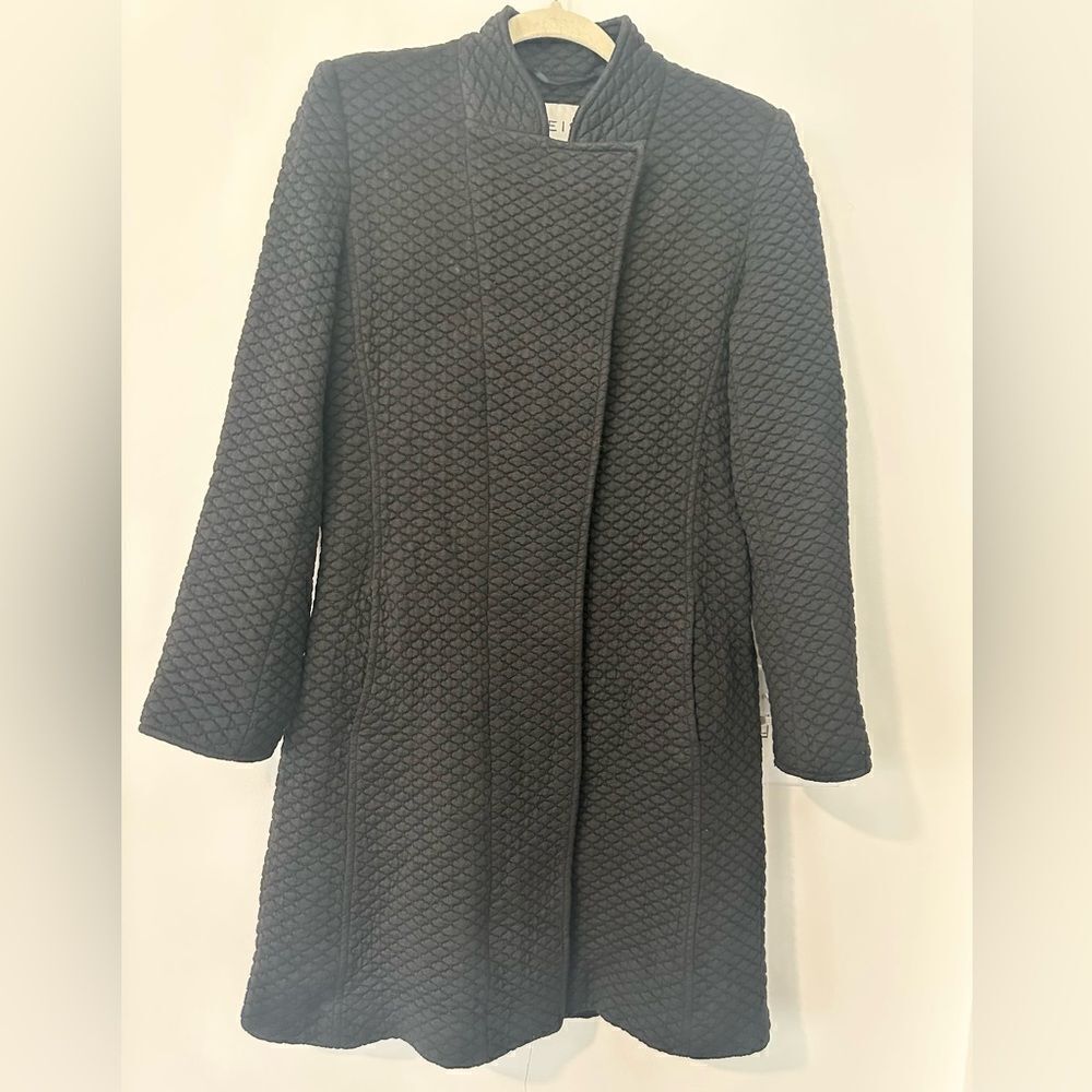 REISS Black Quilted Women’s Coat M